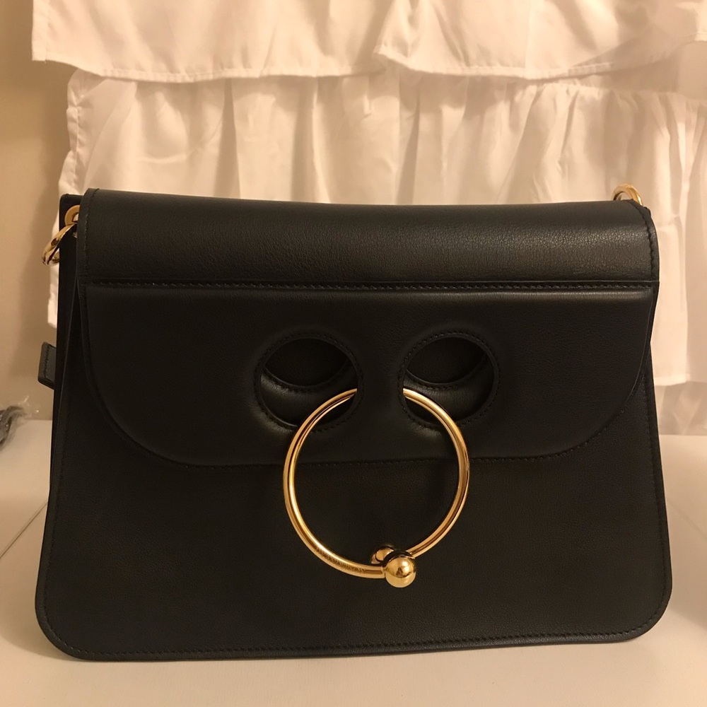 J.W Anderson Ring Leather Shoulder Bag